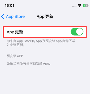 阿城苹果15维修中心如何让iPhone15APP自动更新