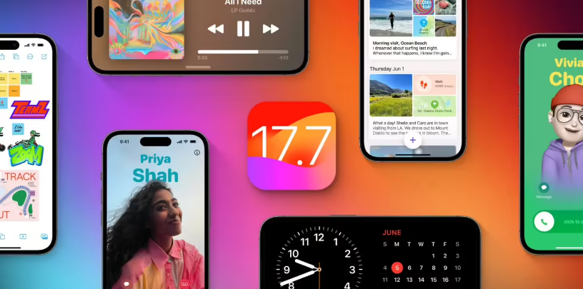 阿城苹果手机维修分享苹果 iOS / iPadOS 17.7.1 正式版推送 